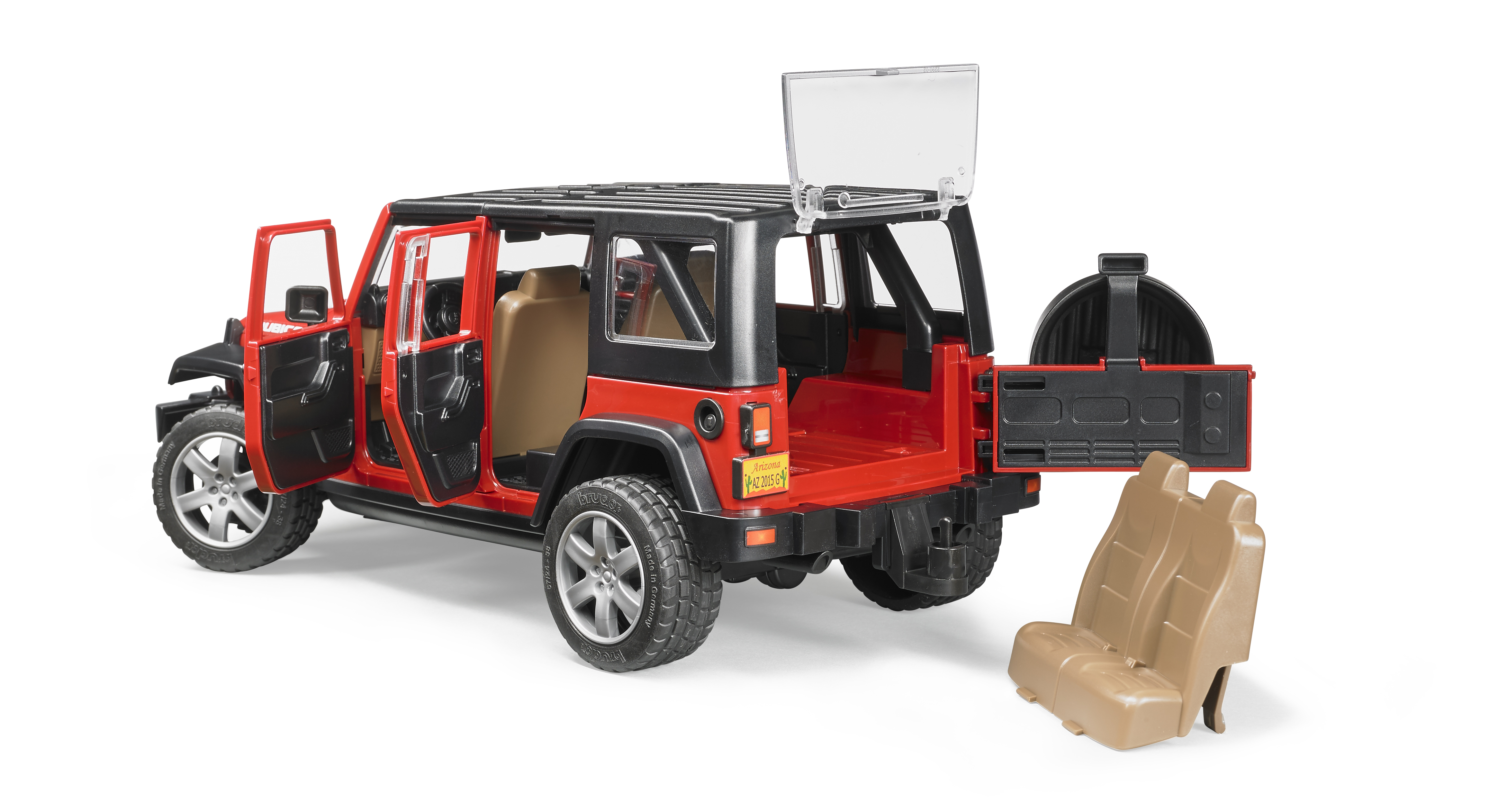Внедорожник Bruder Jeep 1:16 02-525 - фото 8