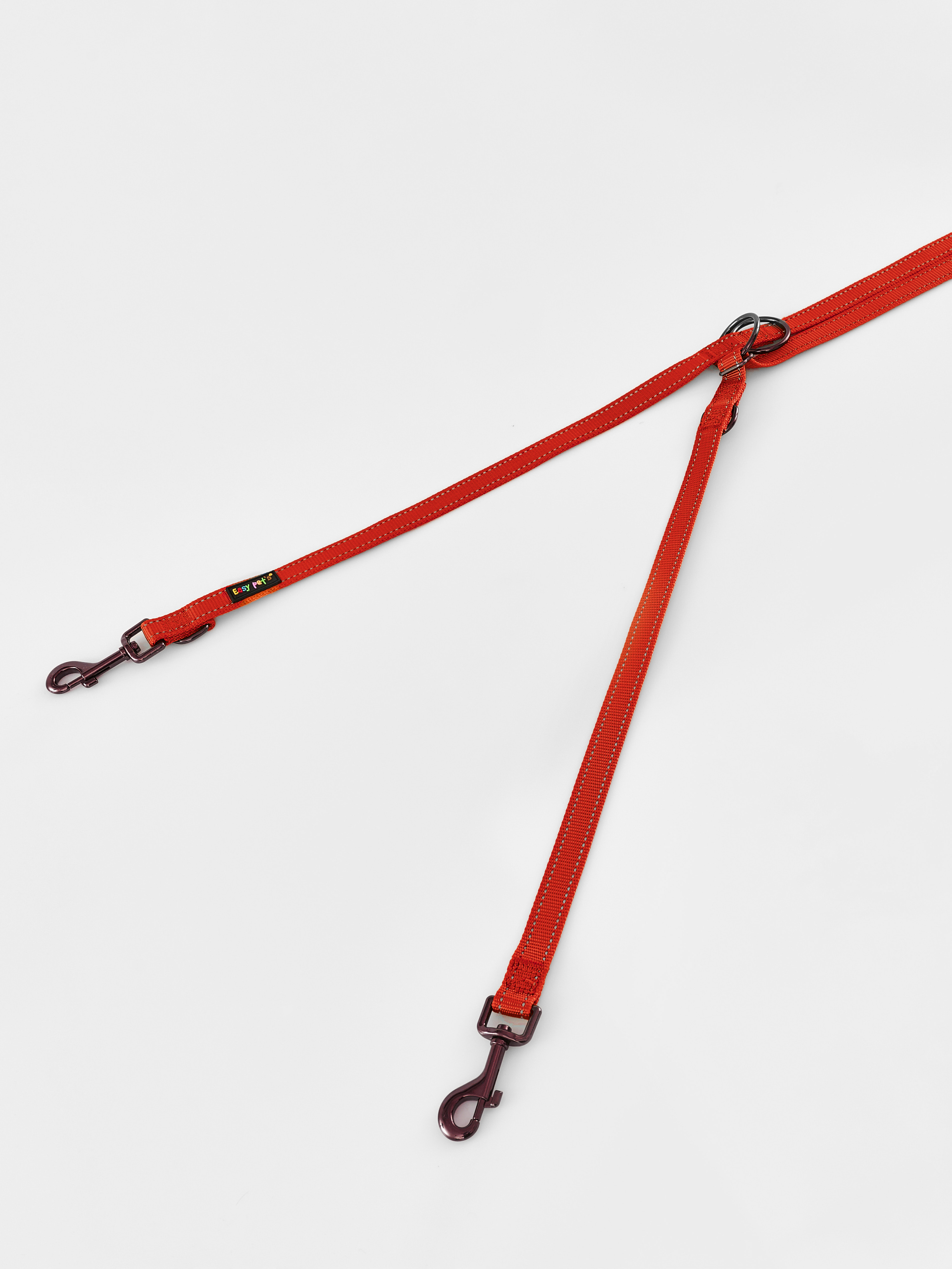 Поводок перестежка для собак Easy Pets 324 цвет Красный р-р S 1см 300см - фото 14