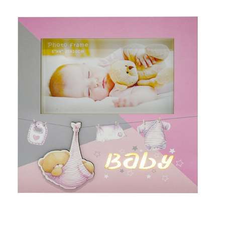 Фоторамка Fotografia 10x15 см Baby розовая