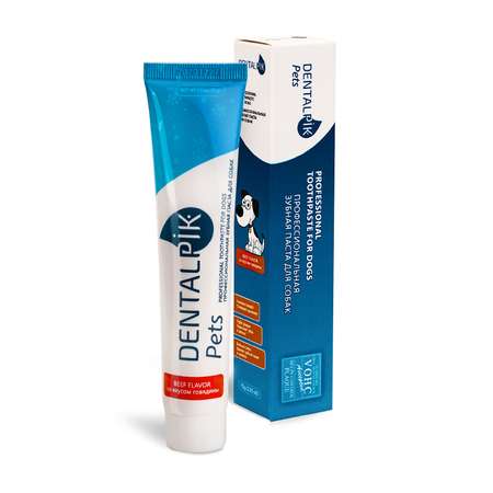 Зубная паста Dentalpik Pets для собак вкус говядина 75 г