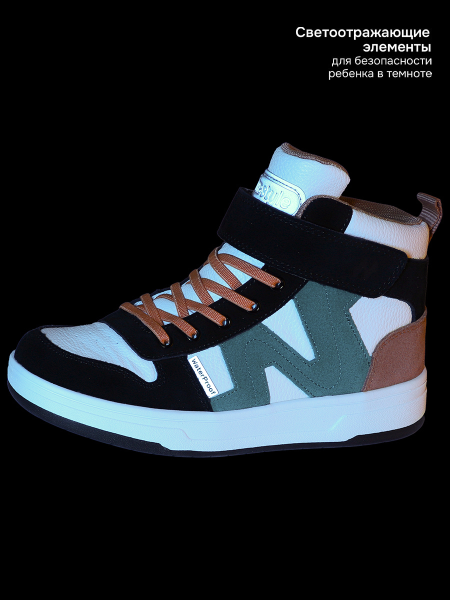 Ботинки NIKASTYLE 16м15325 белый/изумруд - фото 9