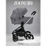 Коляска 3в1 MOWbaby Zoom серый