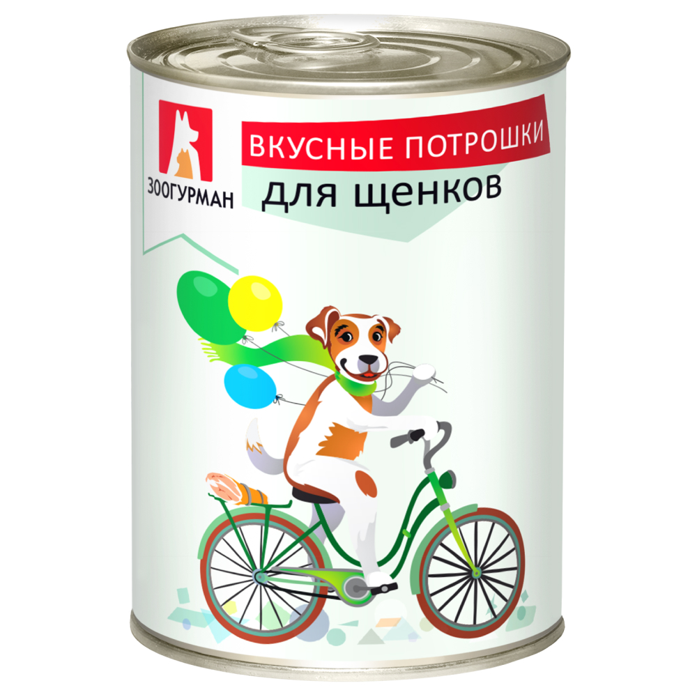 Корм влажный Зоогурман Вкусные потрошки Говядина для щенков 350 г х 12 шт - фото 7