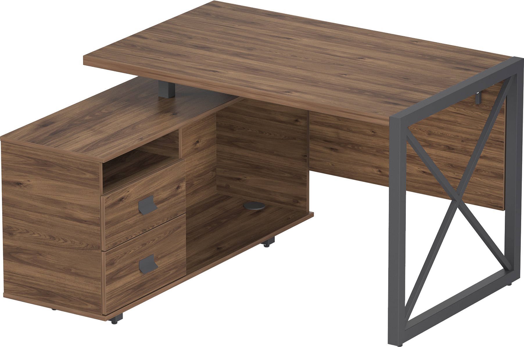 Письменный стол КАЛИФОРНИЯ МЕБЕЛЬ Хардвиг 1200 - фото 13