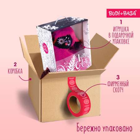 Мягкая игрушка BUDI BASA Лори Колори Юки белый 30 см LR30-04