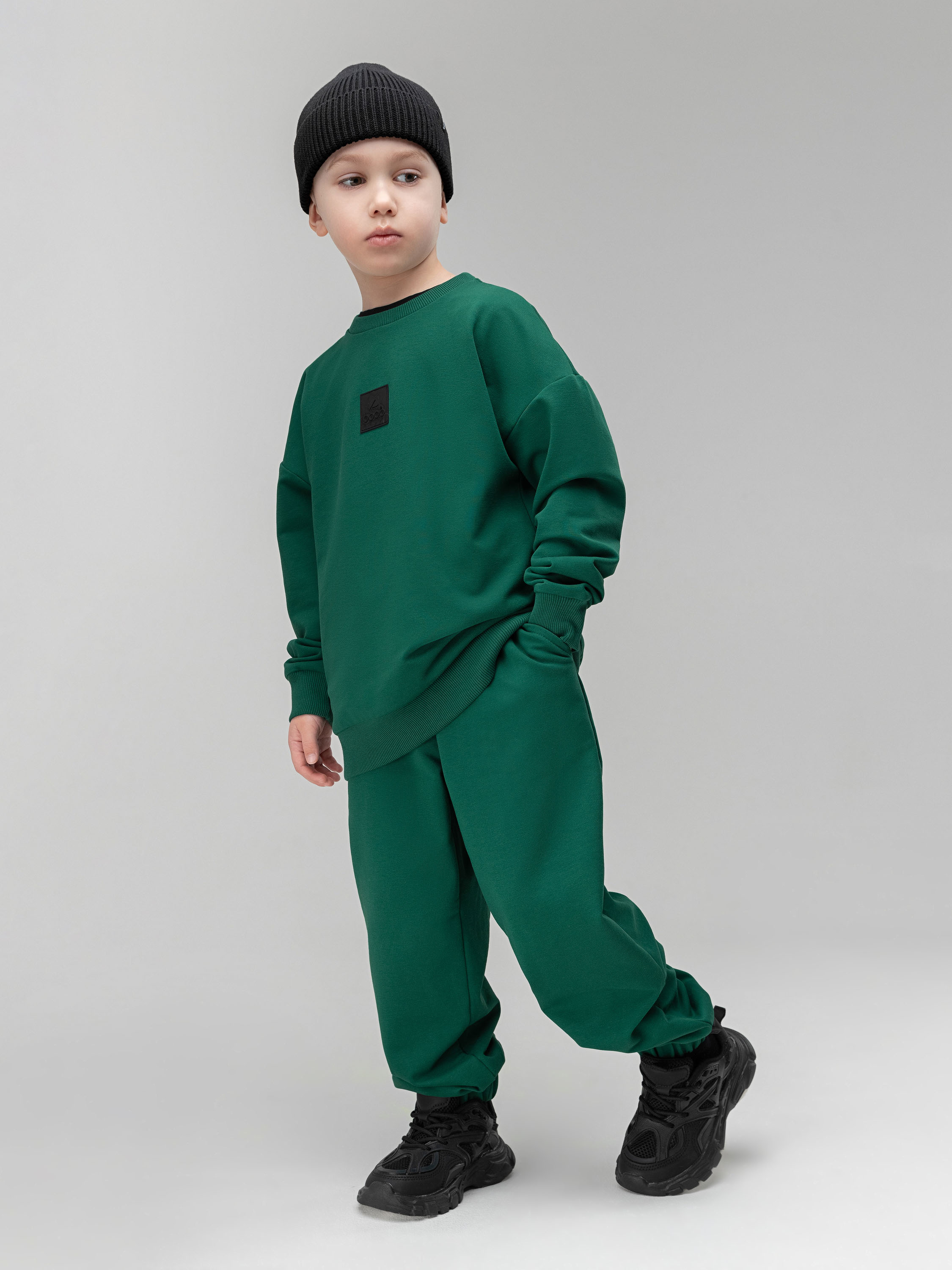 Изображение товара Костюм Bodo 104: толстовка и брюки, свободная посадка