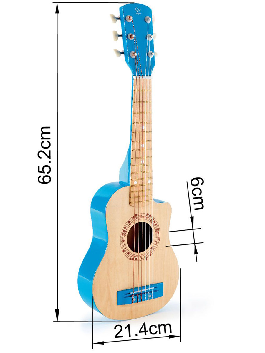 Игрушка музыкальная Hape Голубая лагуна гитара - фото 5
