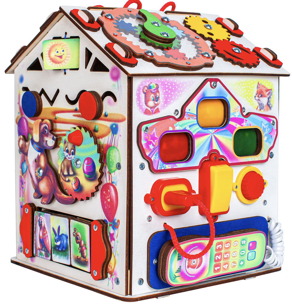 Игрушка Jolly Kids бизиборд Зверята - фото 5