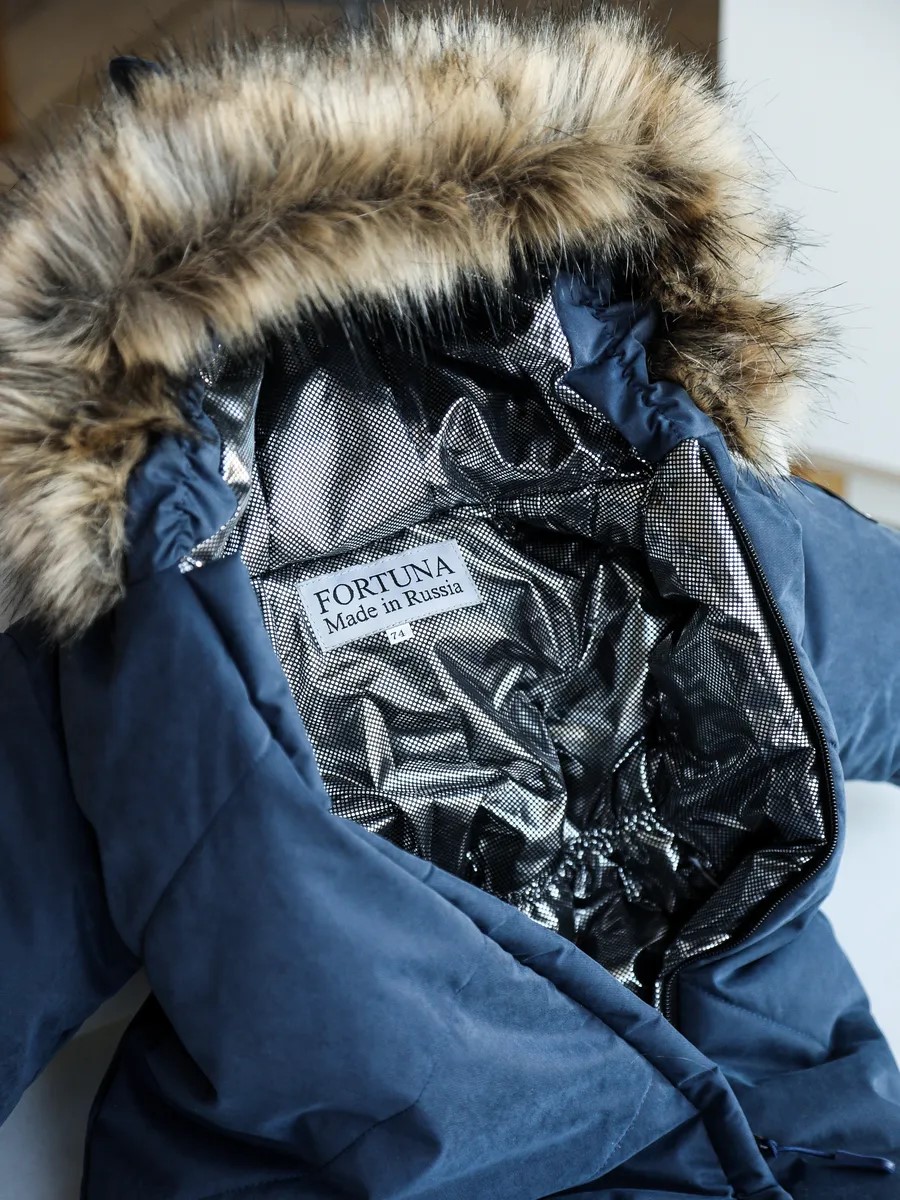 Комбинезон Fortuna premium КомбезЗимаЗимаТемноСиний - фото 14