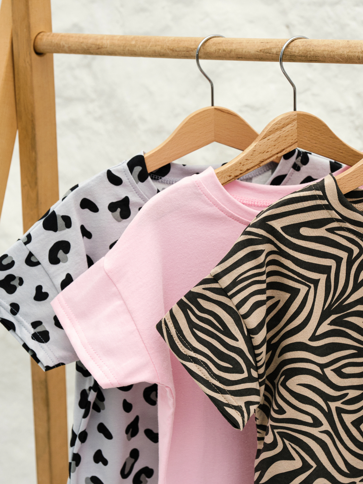 Футболка 3 шт Jelly Whale S23T01-Zbr-Leo-Pd - фото 2