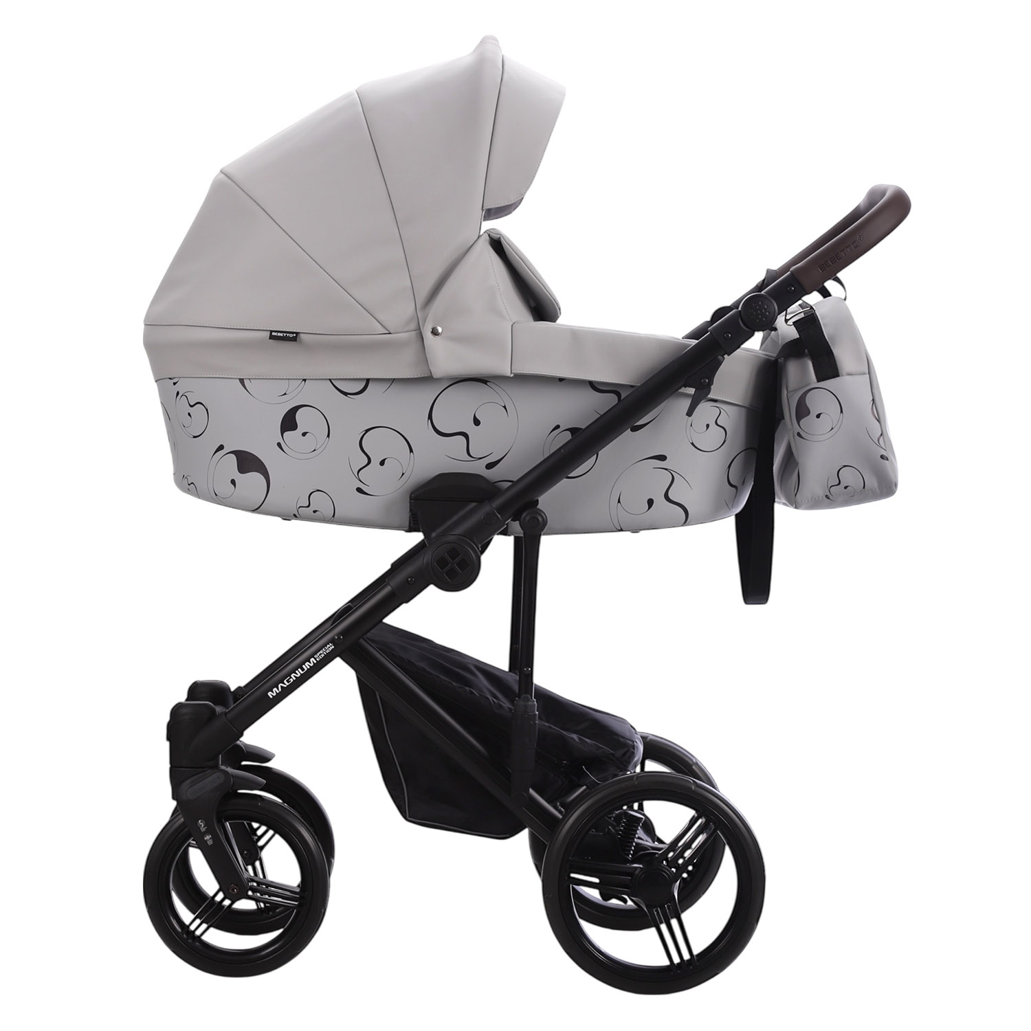 Коляска 2в1 Bebetto Magnum Light SE Pro серый - фото 2