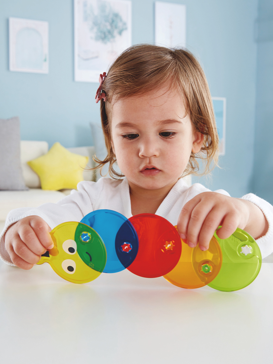 Настольная игра Hape Веселая разноцветная гусеница - фото 1