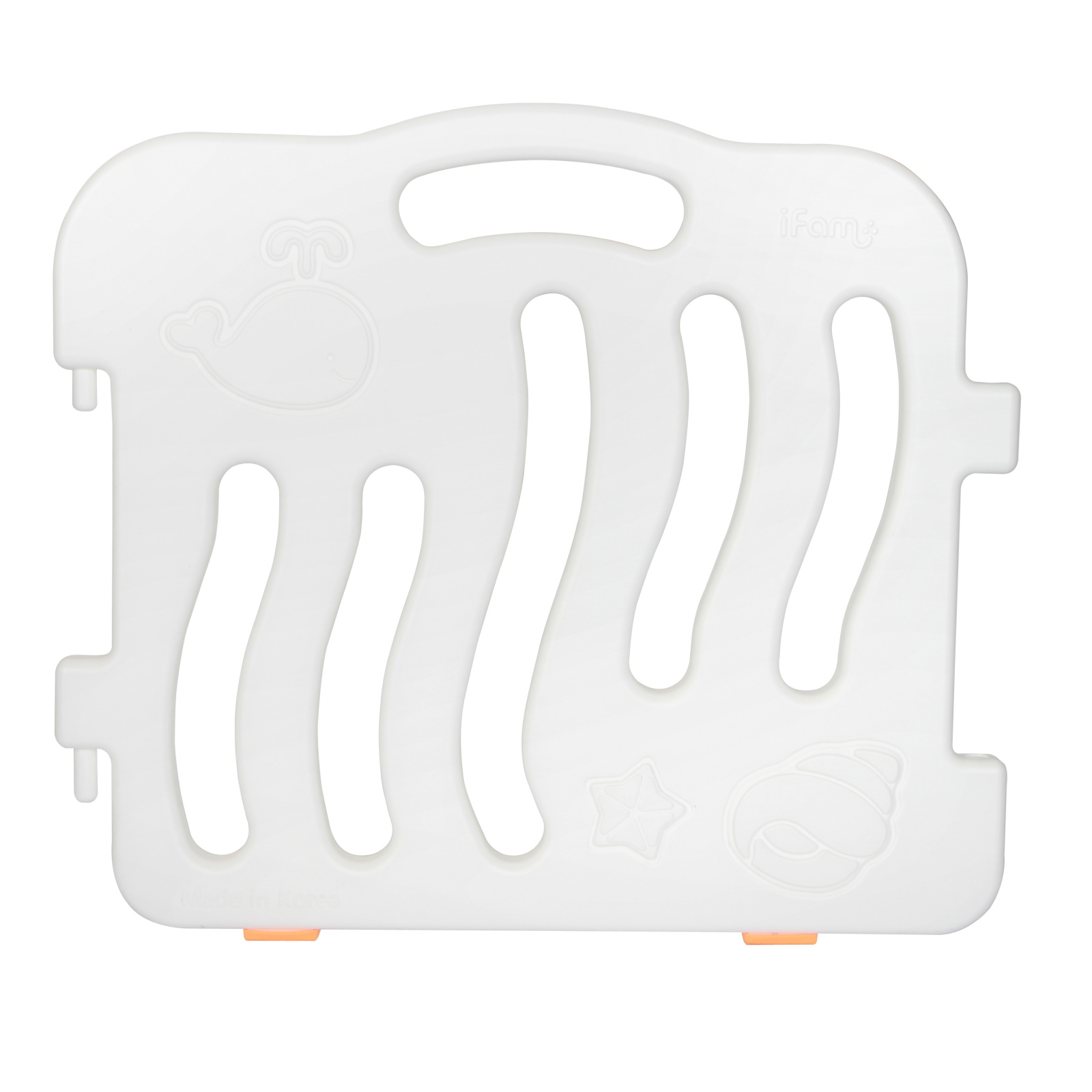 Манеж Ifam Shell белый/серый IF-024-02-SBR-GW8 - фото 14