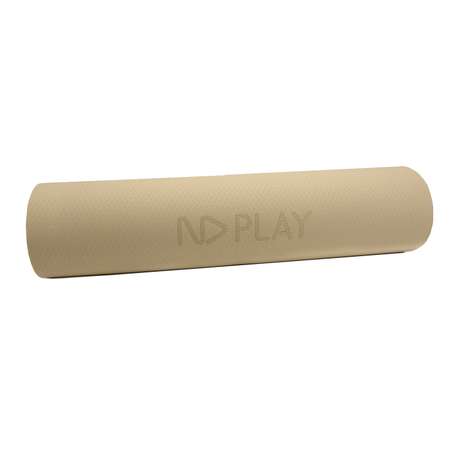Коврик спортивный ND PLAY бежевый