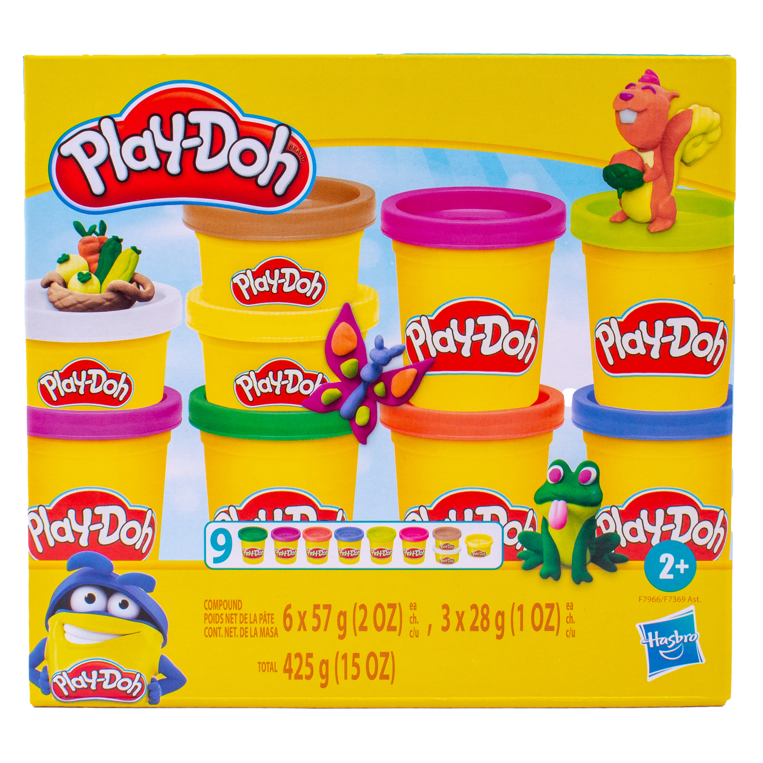 Масса для лепки Hasbro Play-Doh Лесные друзья 9 цв. - фото 5