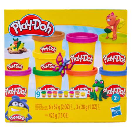 Масса для лепки Hasbro Play-Doh Лесные друзья 9 цв.