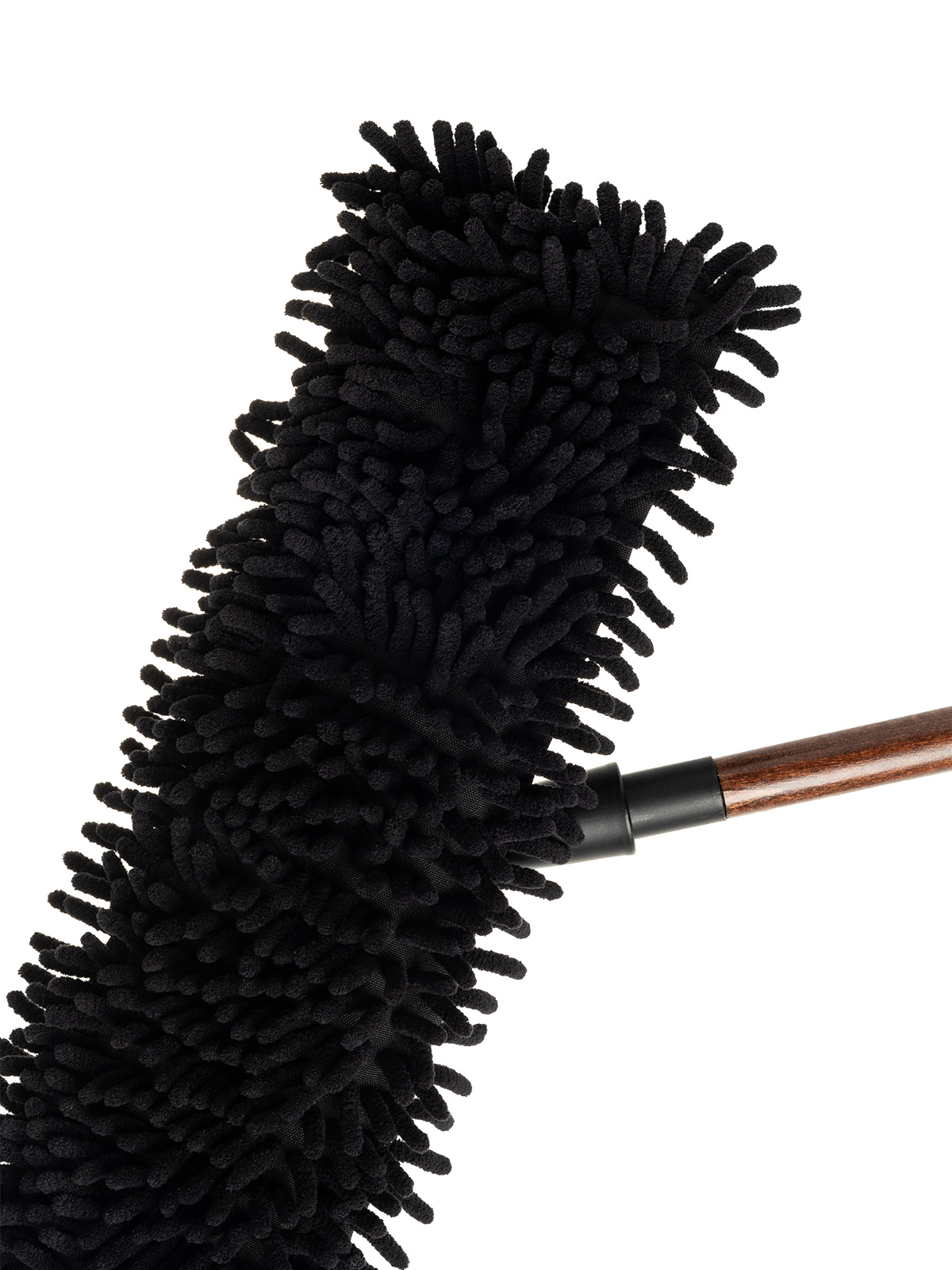 Швабра DeNASTIA Dark wood 43x13x120 см ручка из бука, насадка полиэстер L000049 - фото 6