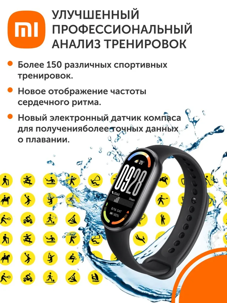 Фитнес-браслет XIAOMI Smart Band 10 - фото 5