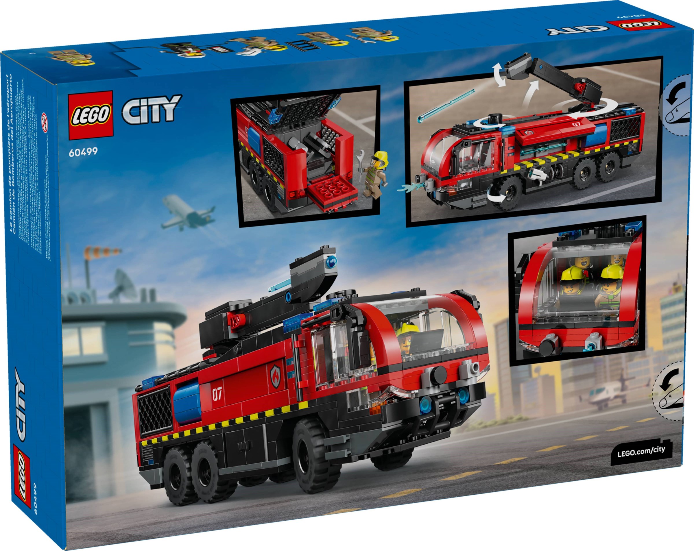 Изображение товара Конструктор LEGO City 60499 Пожарная машина аэропорта детский набор