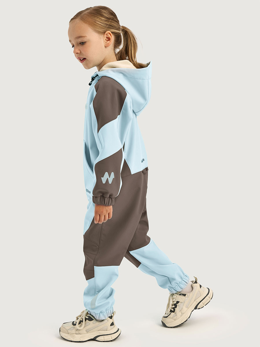 Комбинезон NIKASTYLE 8л15026 небесный/кофе - фото 9