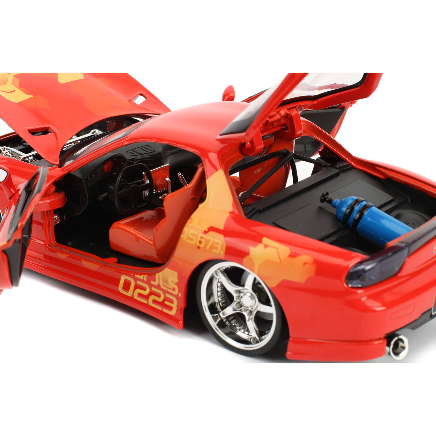 Автомобиль Jada Mazda RX-7 FD3S-Wide Body 1:24 30747 - фото 4
