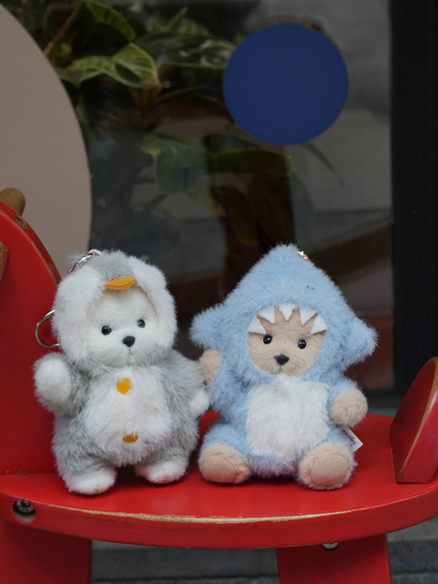 Мягкая игрушка TeddyTales Медведь Пингвин брелок - фото 10