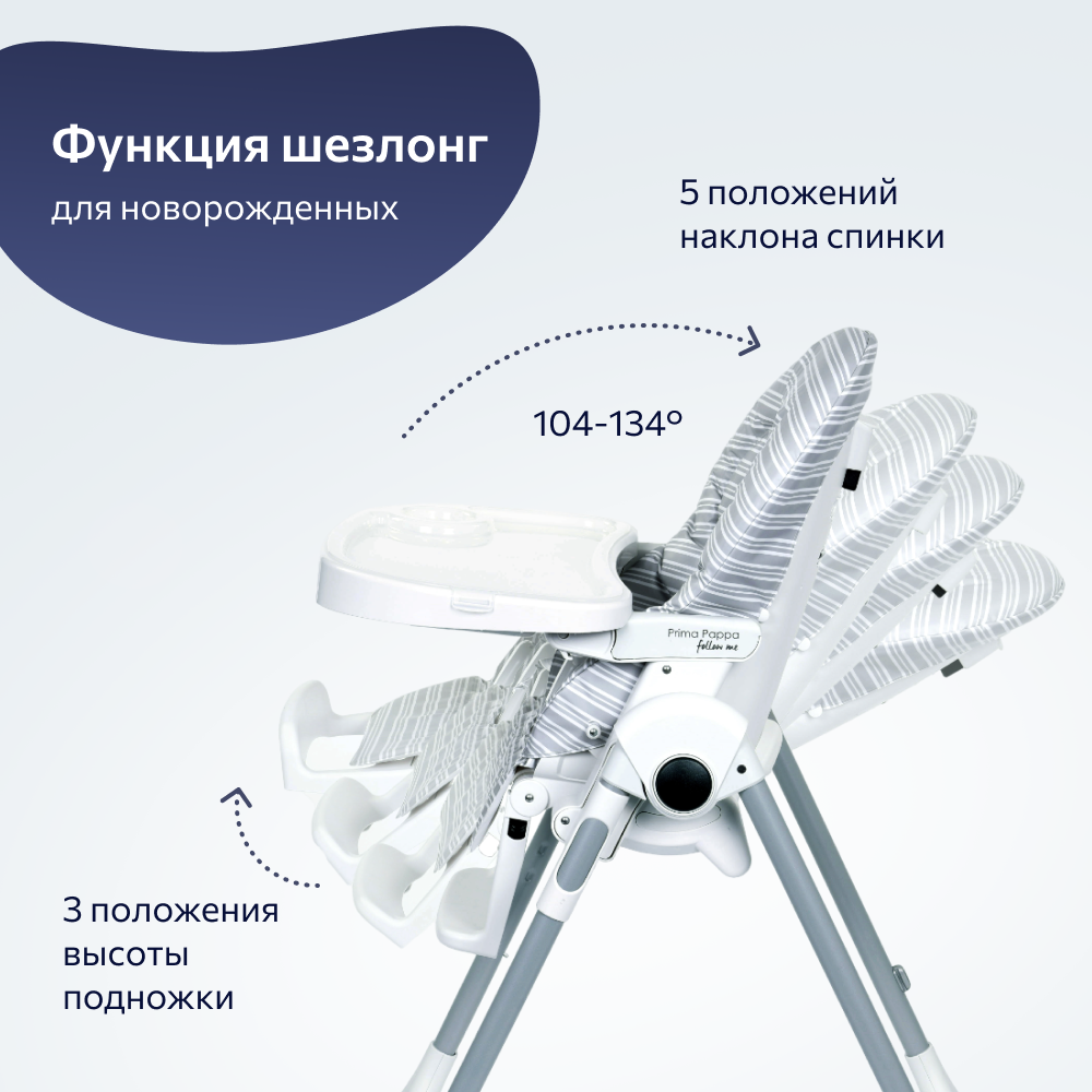 Стульчик для кормления Peg-Perego Prima Pappa классический - фото 3