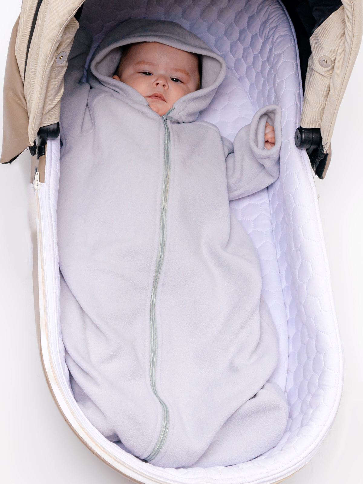 Конверт на выписку Чудо-Чадо Колокольчик серый - фото 8