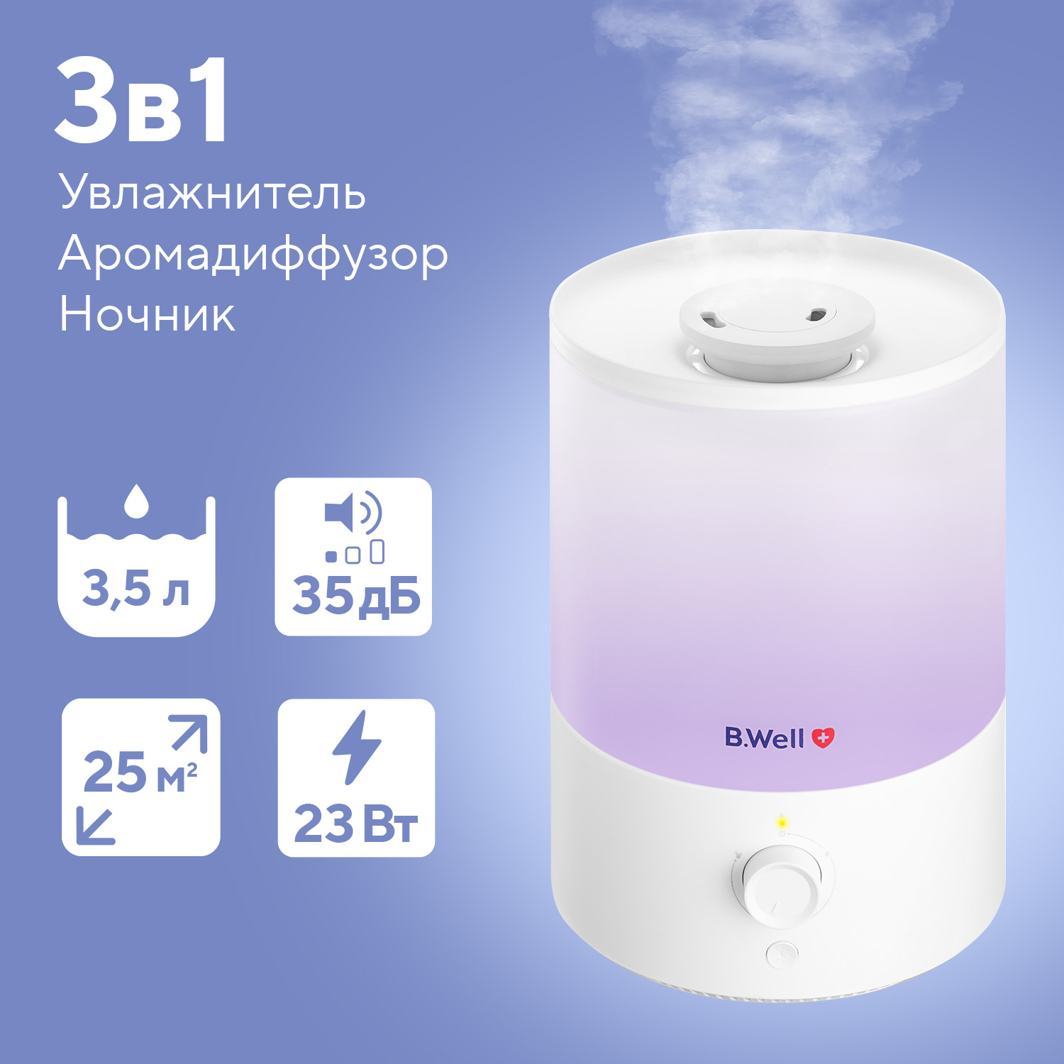 Увлажнитель воздуха B.Well PRO-11 - фото 3
