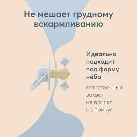Пустышка Happy Baby латекс от 0 мес.
