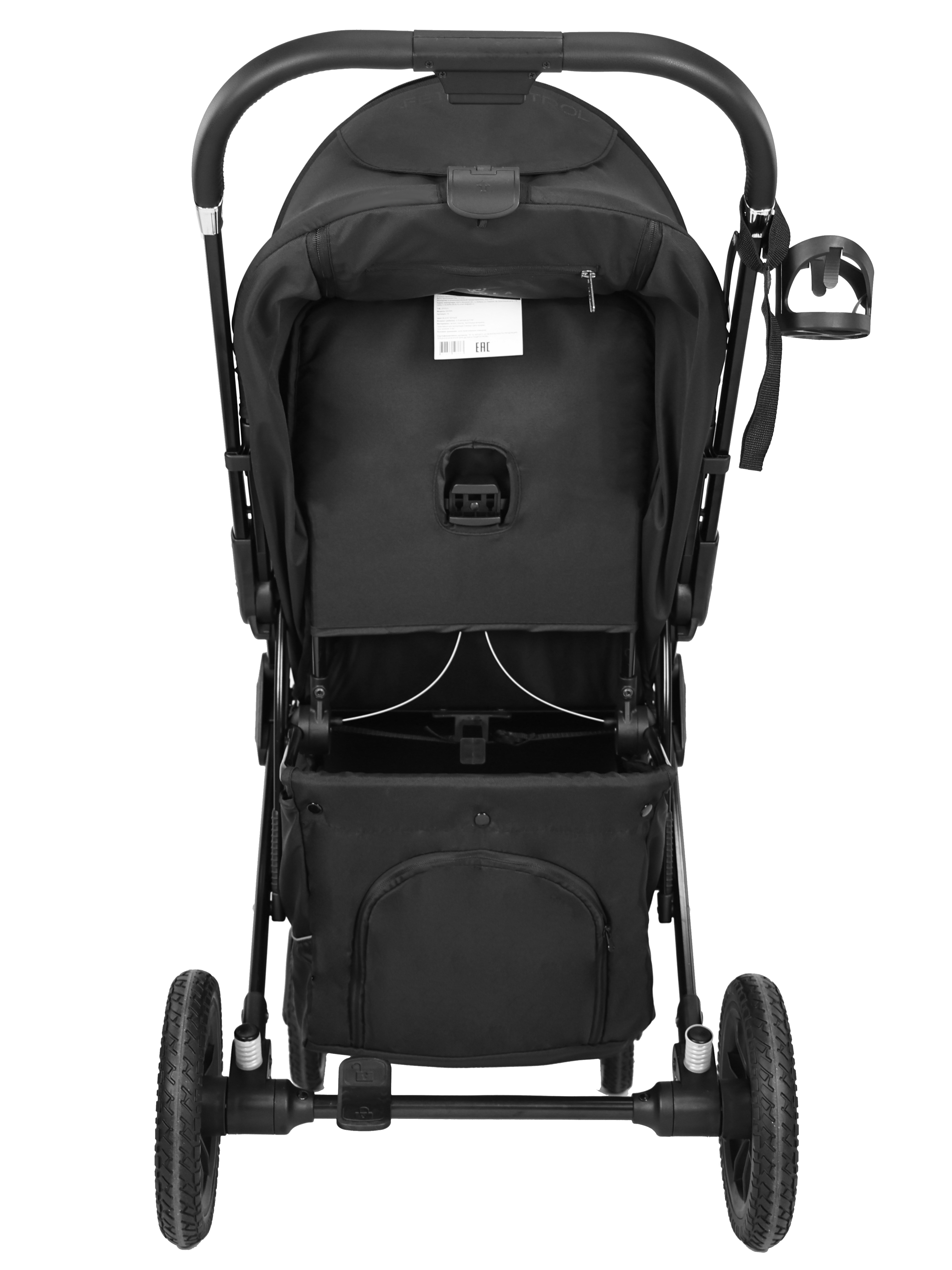 Коляска прогулочная JOVOLA Magma с перекидной ручкой черный - фото 23