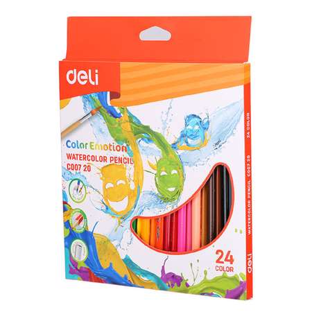 Карандаши цветные Deli 24 шт.