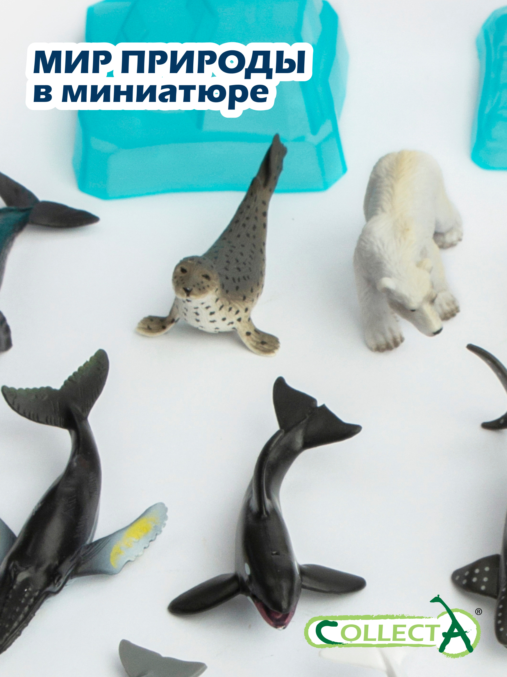Игровой набор Collecta Подводные жители 24 шт. 30 см - фото 8