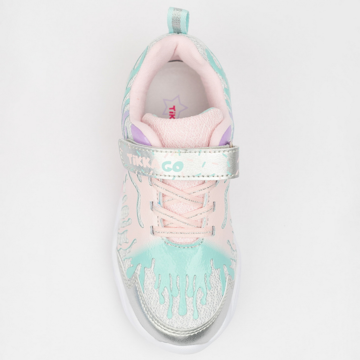 Кроссовки TikkaGo 3D19_10936_silver-pink - фото 8