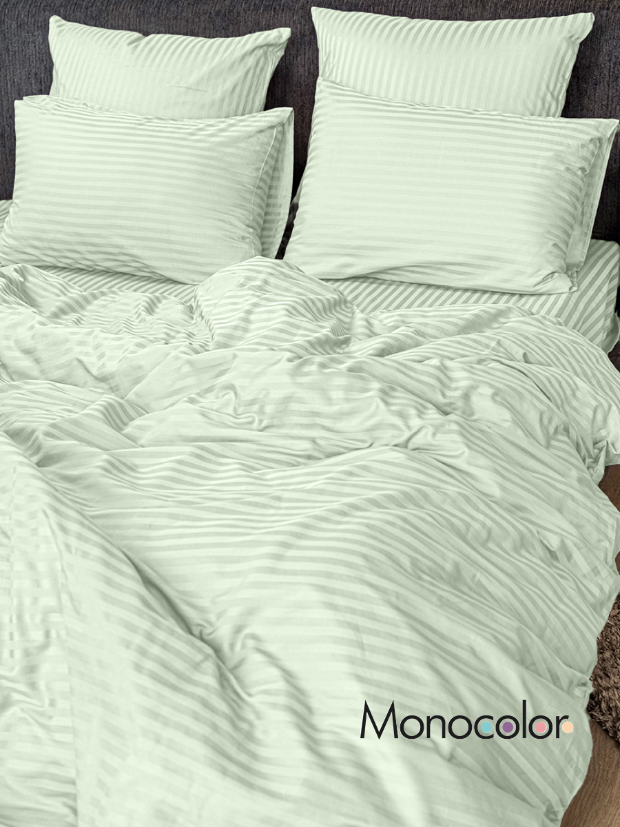 Комплект постельного белья Monocolor 6466 семейный 7 предм. - фото 1