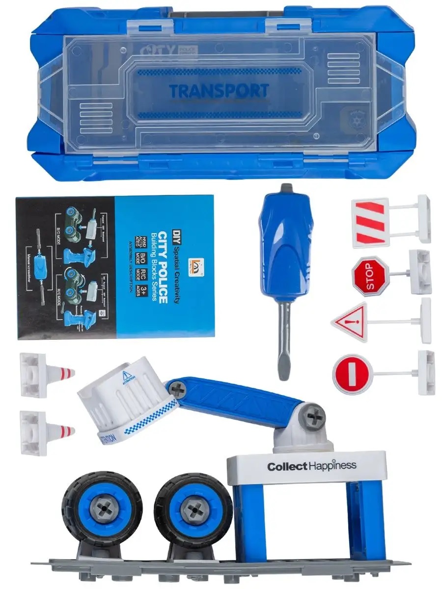 Конструктор Lei Meng Полицейский участок 26х12 см 50 дет. - фото 3