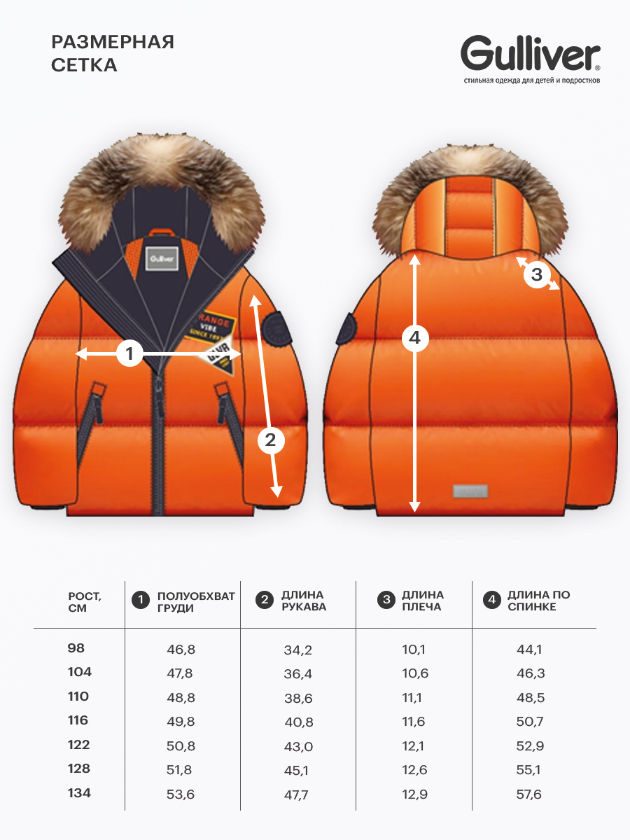 Куртка Gulliver 22405BMC4102 - фото 9
