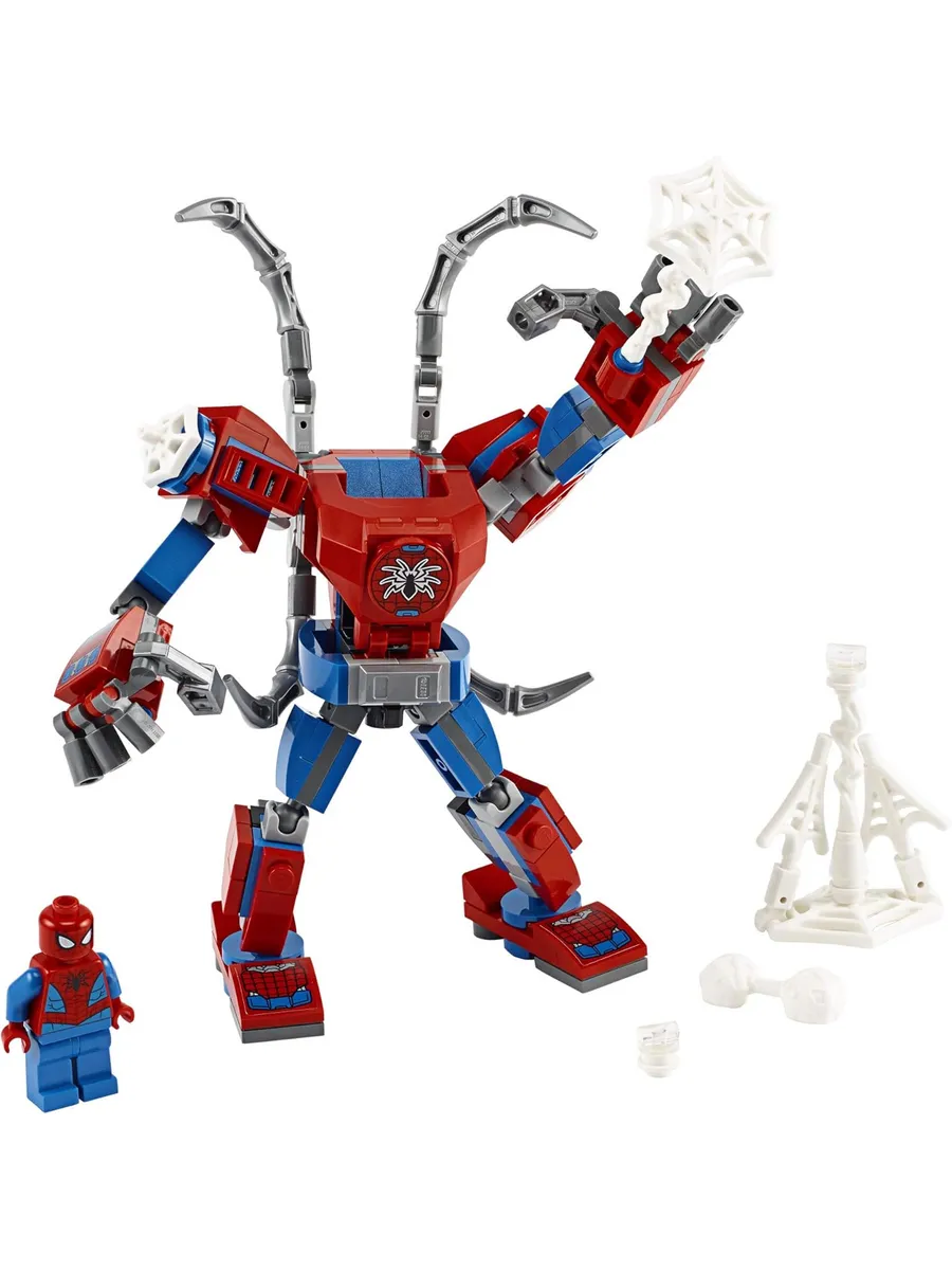 Конструктор LEGO Marvel Super Heroes Человек-Паук: трансформер 152 дет. - фото 3