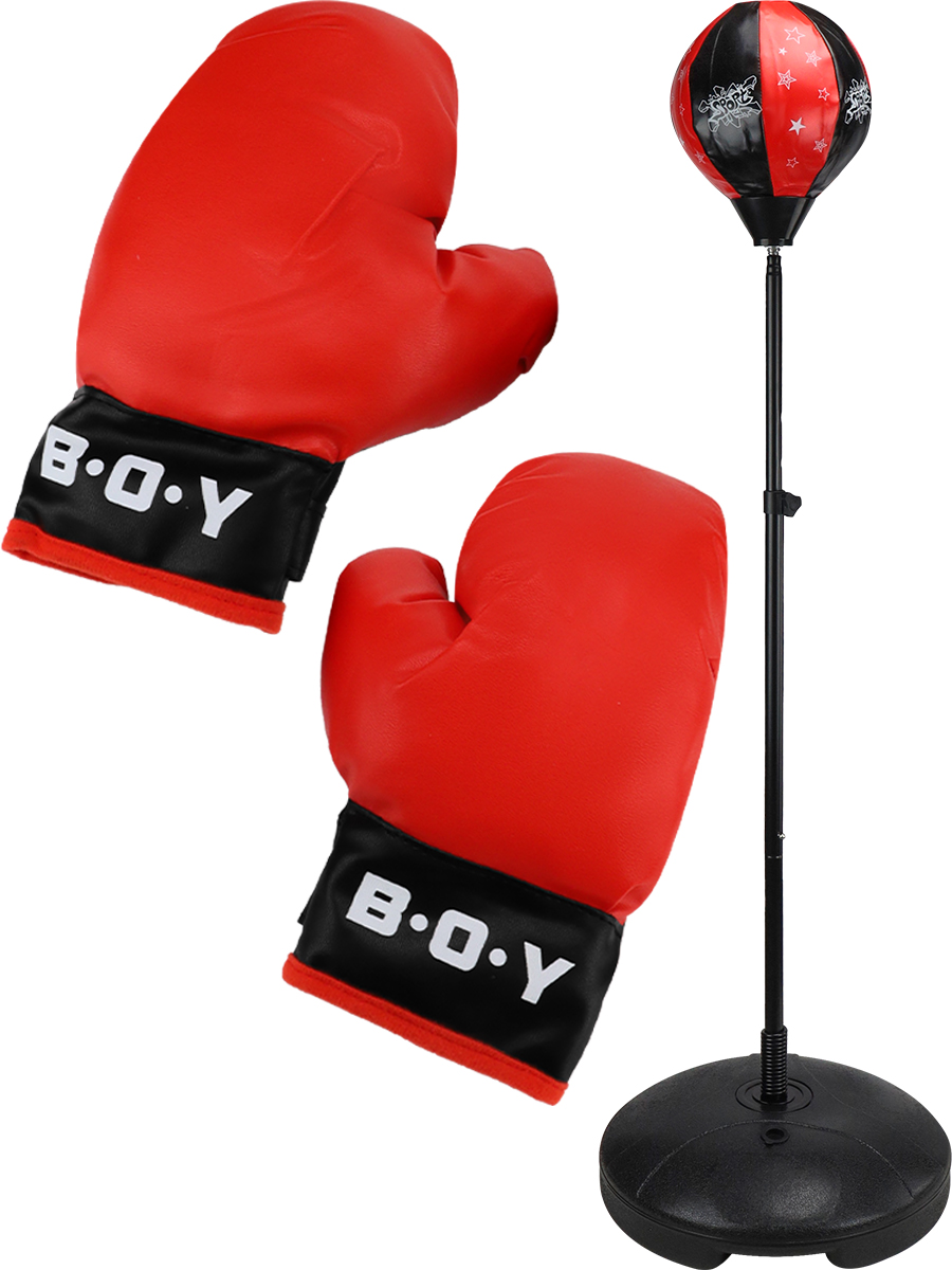 Набор для бокса Рыжий кот (груша, перчатки) - фото 1