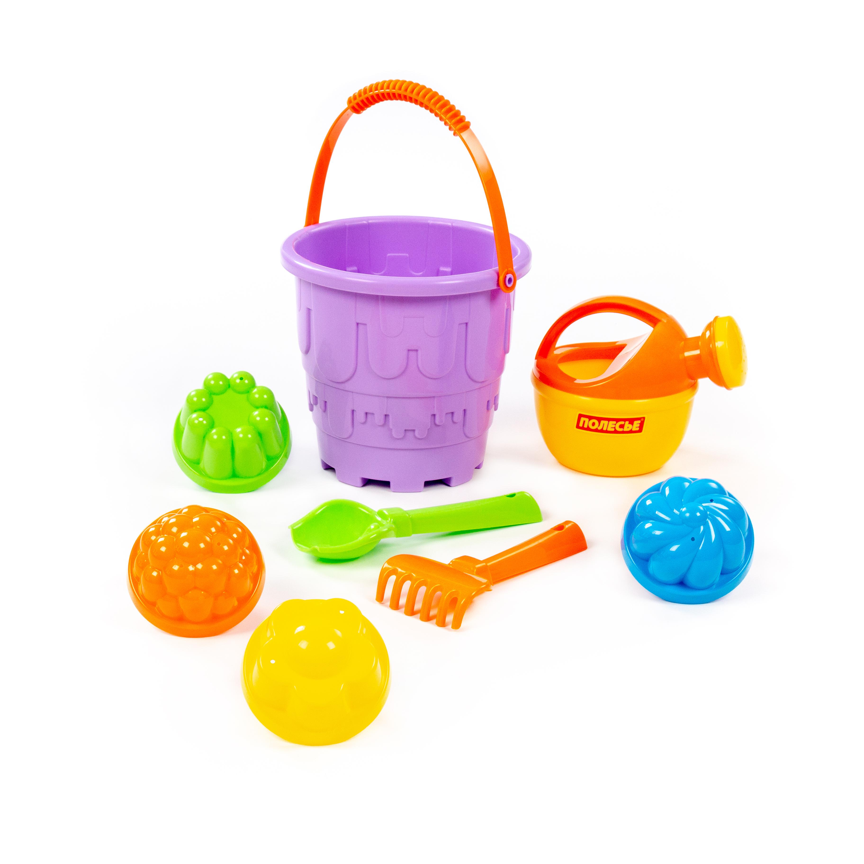 Песочный набор Полесье 8 элементов 1 предм. - фото 4