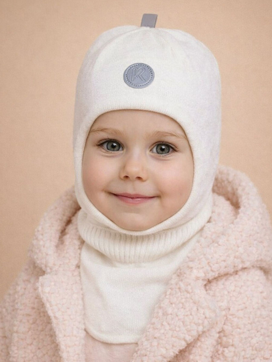 Шапка-шлем ПриКиндер U-Sp22547 Цвет: Молоко - фото 1