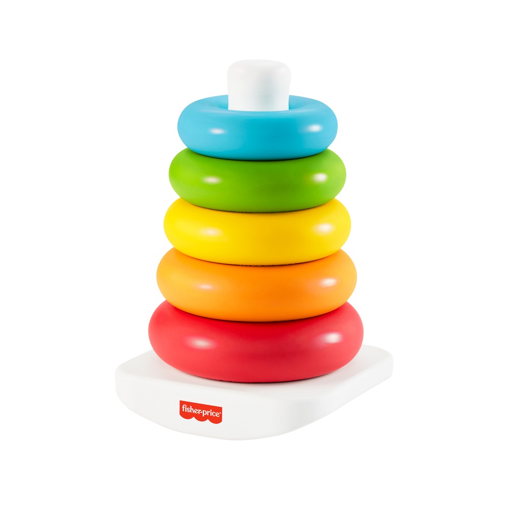 Игрушка Fisher Price пирамидка Складывай и толкай - фото 3