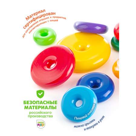 Игрушка Green Plast пирамидка Гигант