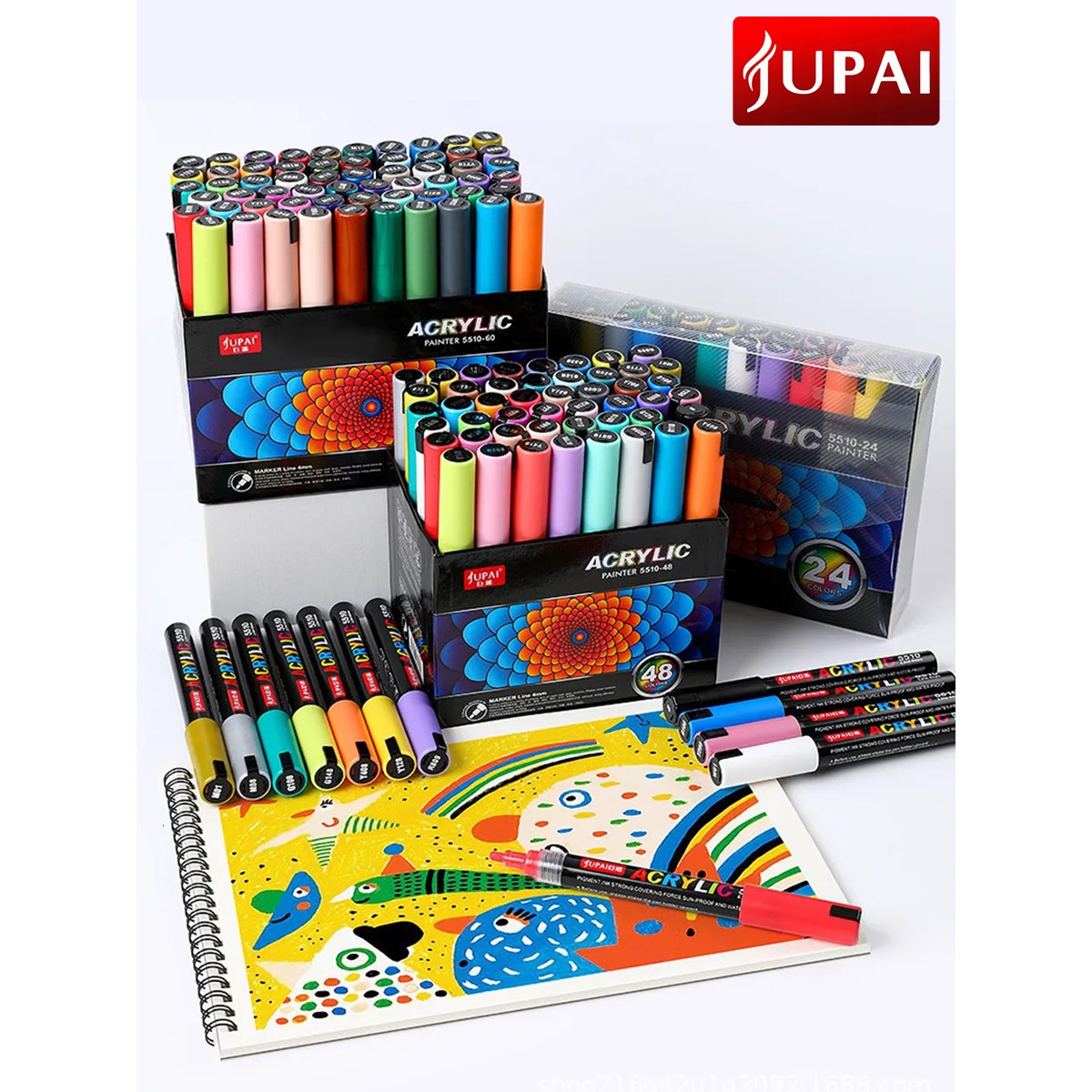 Фломастеры Jupai 24 цв. - фото 20