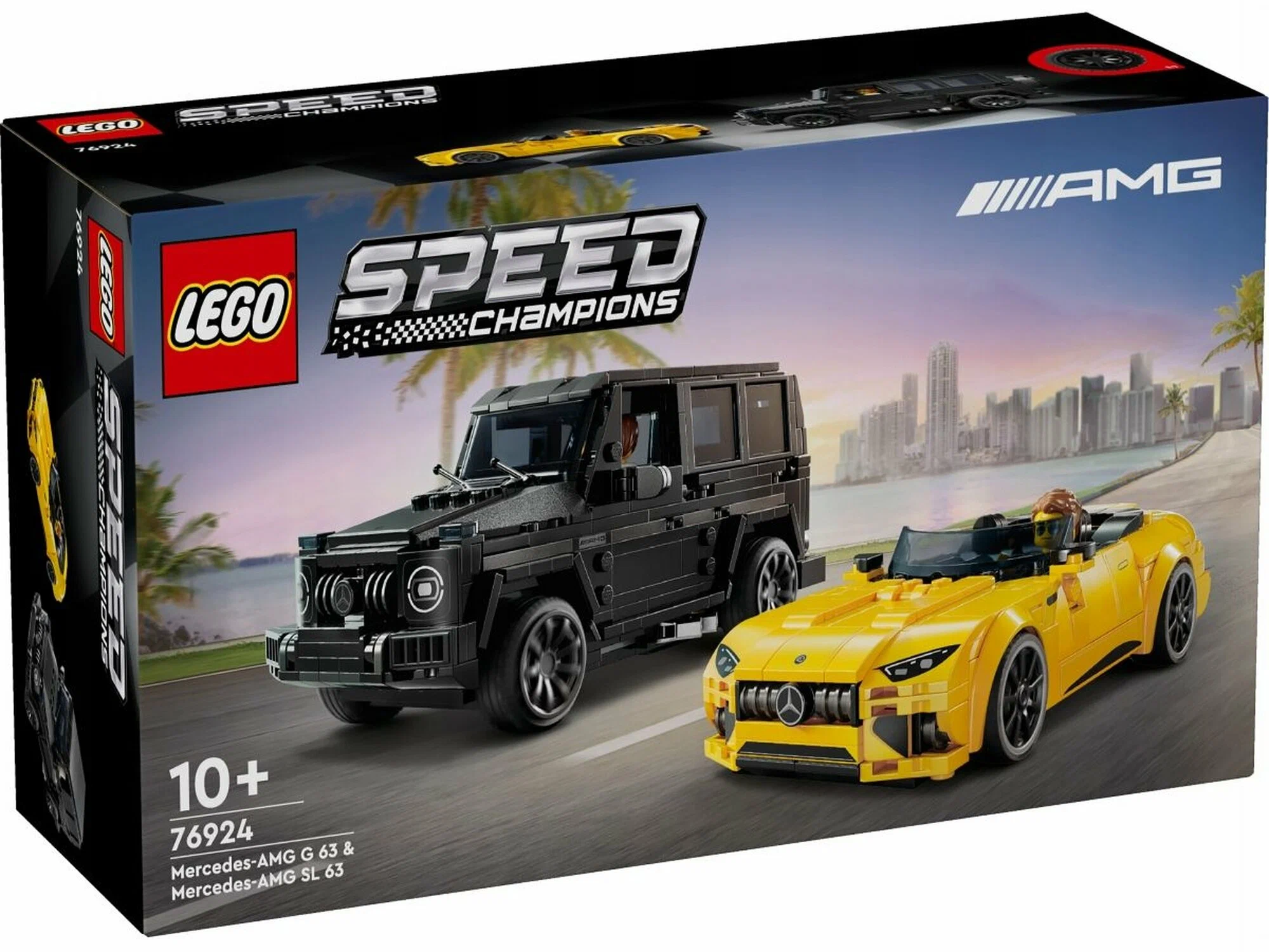 Конструктор LEGO Speed Champions Mercedes-AMG G 63 и SL 63 808 дет. - фото 6