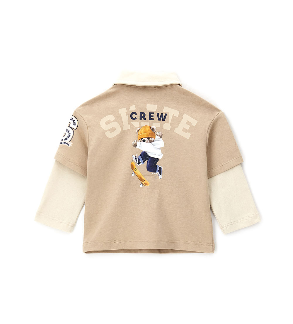 Поло с длинным рукавом ORIGINAL MARINES DFA0695NM_14-1208TCX - фото 2