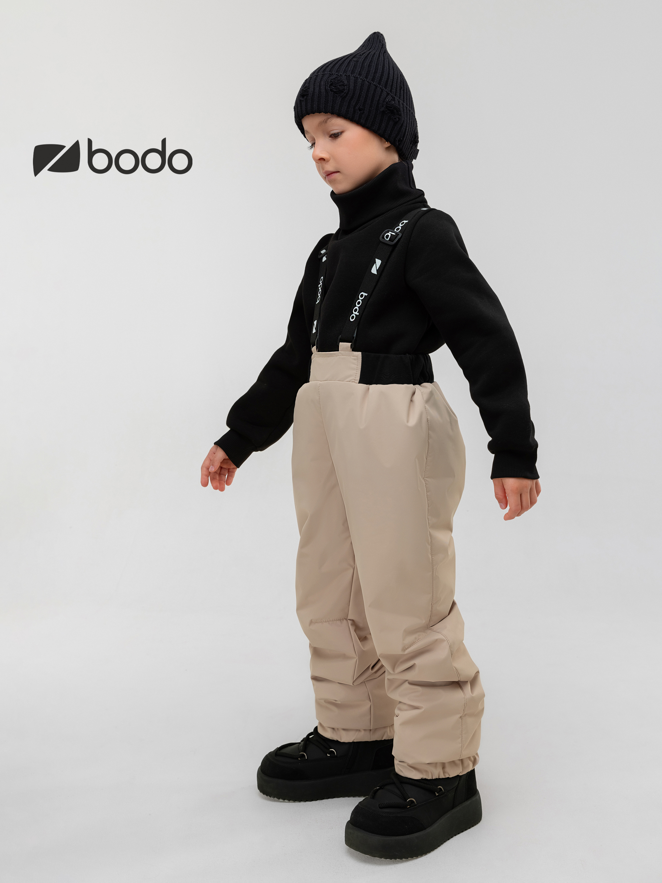 Куртка и полукомбинезон Bodo 32-46МU_бежевый - фото 9