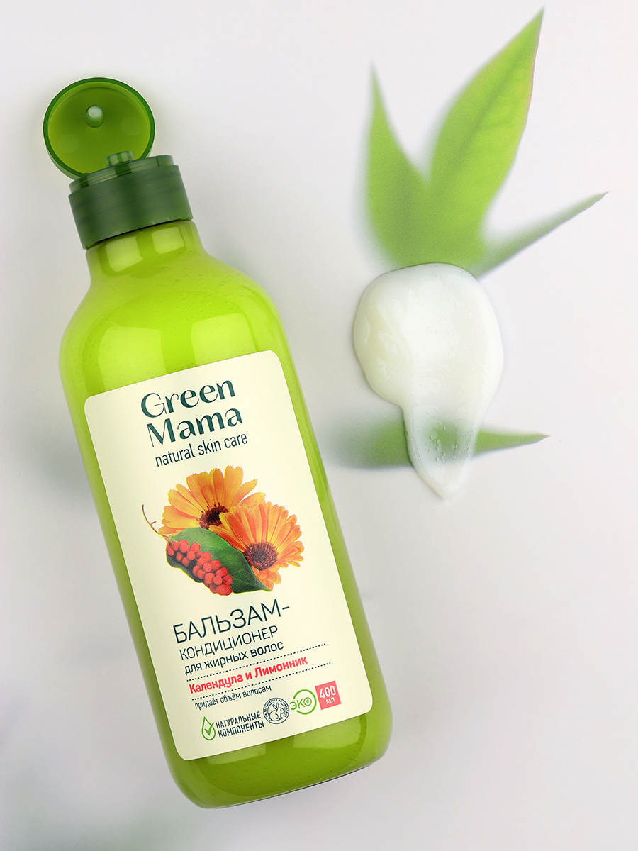 Бальзам Green Mama для жирных волос 400 мл - фото 5