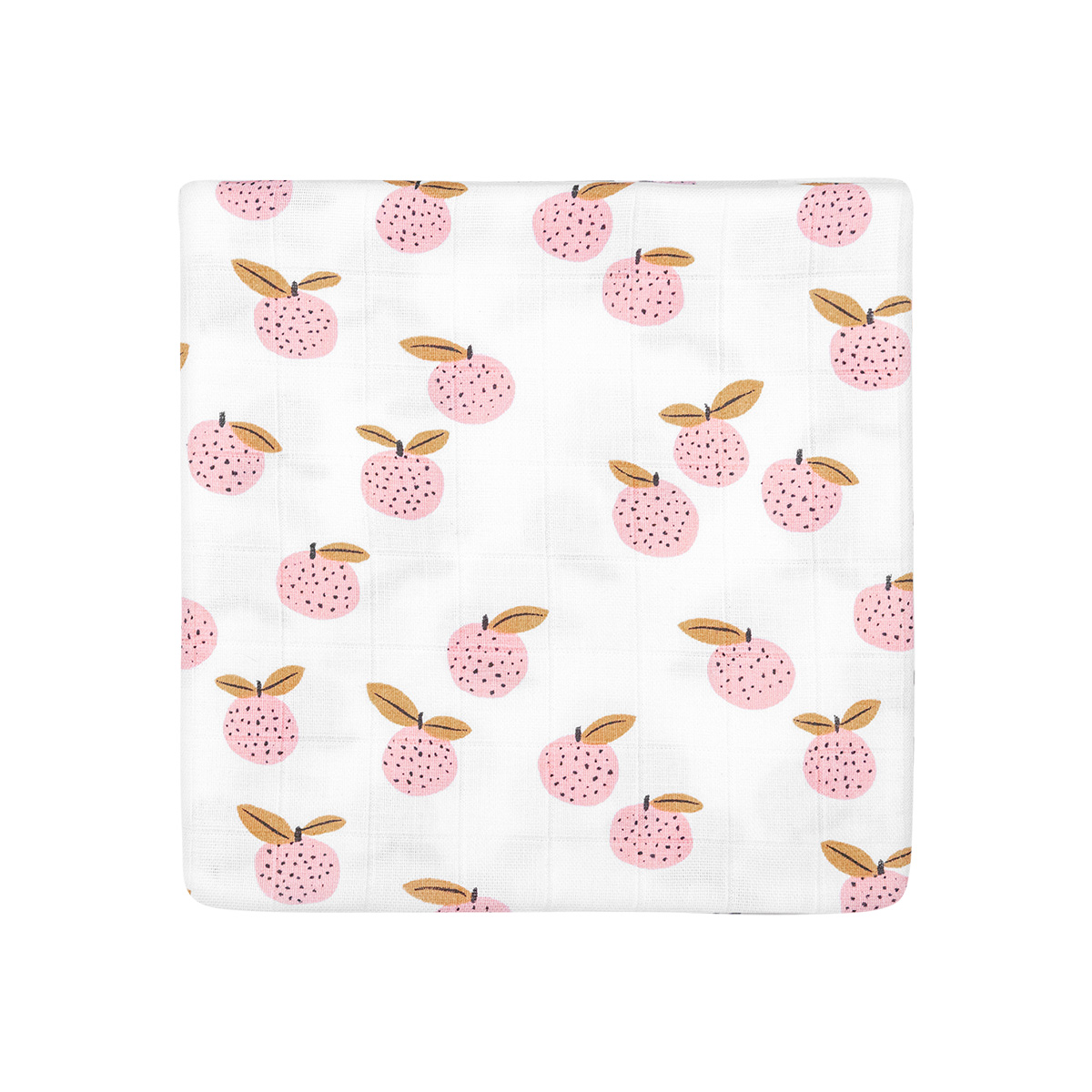 Пелёнка Mjolk Персики муслин 80х80 см - фото 1