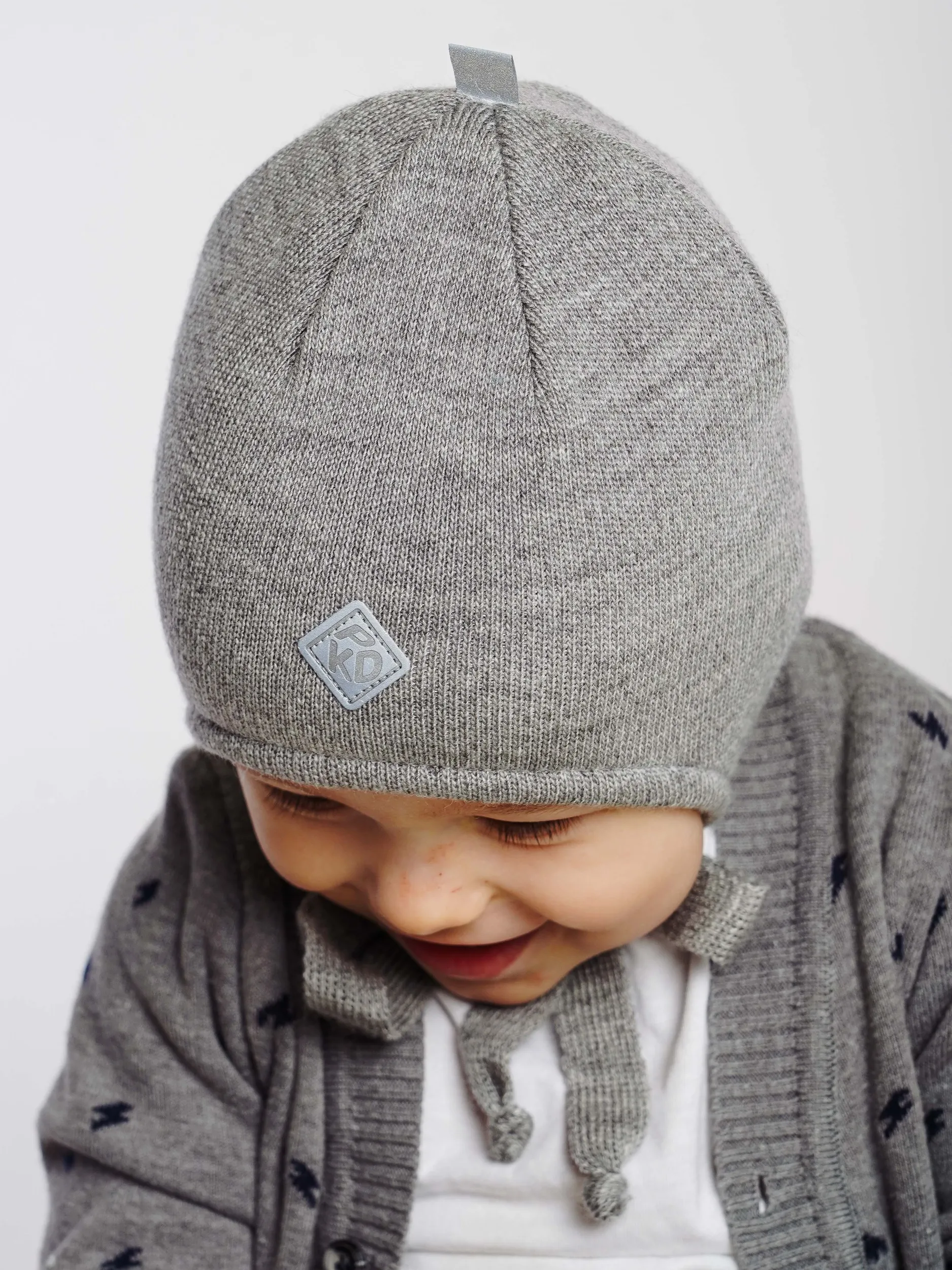 Шапка ПриКиндер B-Sp2336 Цвет: Светло-серый - фото 10
